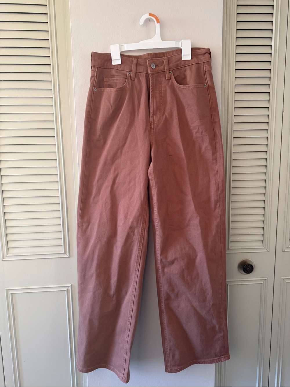 Old Navy Wide-Leg Jeans in Dusty Rose